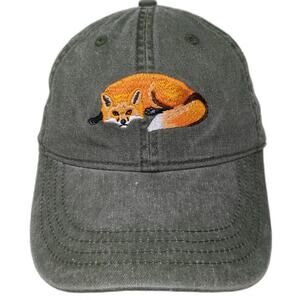 Eco Baseball Cap Green One Size Fox Lewis & Clark National Historic Trail Hat